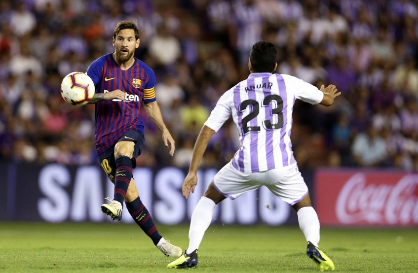 بارسلونا ۵-۱ رئال وایادولید و درخشش مسی بارسلونا ۵-۱ رئال وایادولید و درخشش مسی