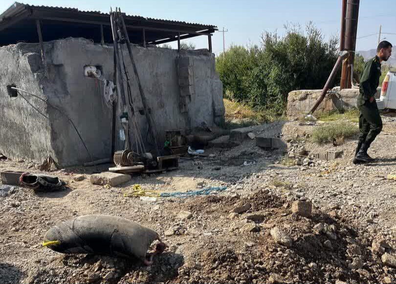 توقیف ادوات حفاری غیرمجاز در منطقه حسن‌قرائیه هرات