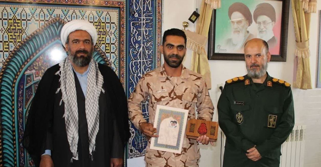 قدردانی از سربازان نمونه ناحیه مقاومت بسیج مهریز
