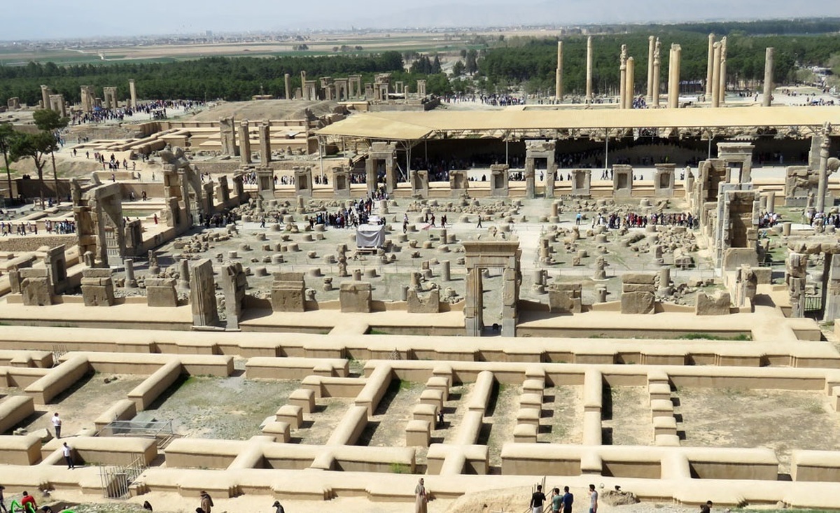 فیلم| جدیدترین تصاویر هوایی از تخت جمشید