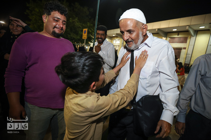 ورود گروه حجاج یزدی به فرودگاه شهید صدوقی