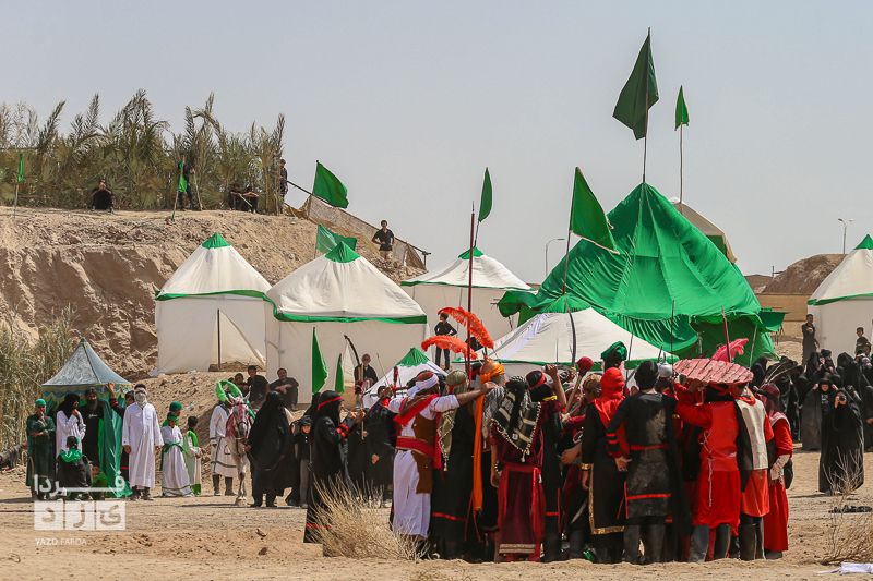 عزاداری روز عاشورا در بیده میبد
