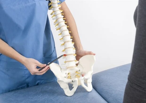 تغییر دیسک‌های ستون مهره‌ها با دیابت