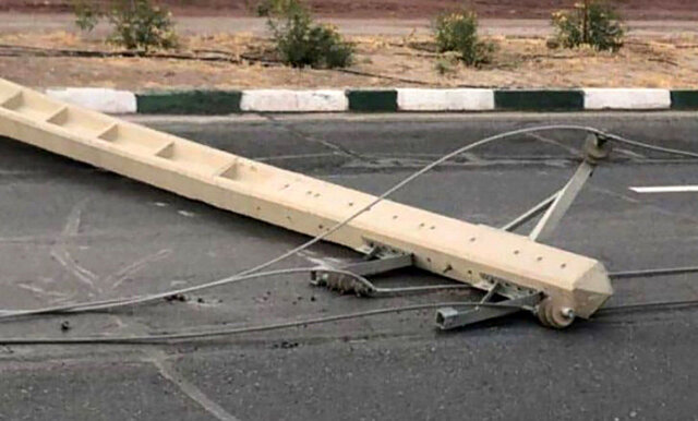 ۲۲ تیر برق شکسته و یک فوتی؛ سهم یزد از طوفان