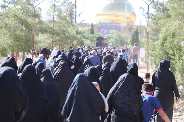 گزارش تصویری اختصاصی  خاکسپاری حاج شیخ محمدی نژاد، مدیر اسبق سازمان حج و زیارت یزد