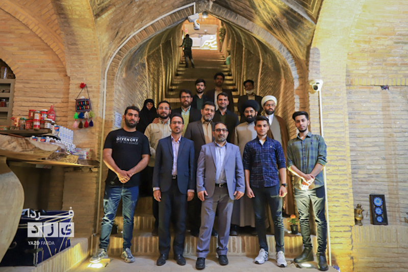 بازدید رؤسای کمیسیون‌های فرهنگی شورا‌های اسلامی شهر‌های حماسه ساز انقلاب اسلامی از بافت تاریخی شهر جهانی، مسجد حظیره و فرهنگسرای شهید علی حسن‌پور