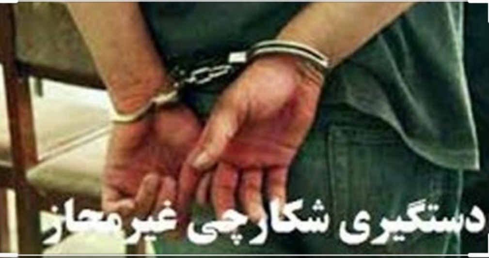  نیمه شب شوم برای شکارچیان دستگیری/ شکارچیان متخلف در رفسنجان