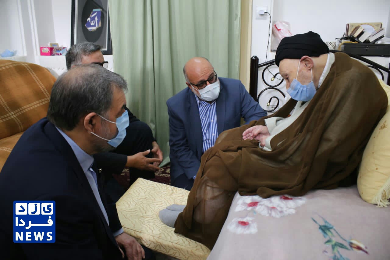 دیدار و احوالپرسی محسن رضایی دبیر مجمع تشخیص مصلحت نظام با حضرت آیت‌الله علاقبند