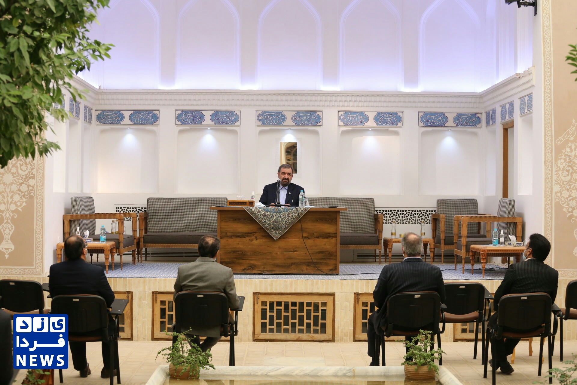 حضور محسن رضایی در جمع شرکت کنندگان دوره مدیریت جهادی