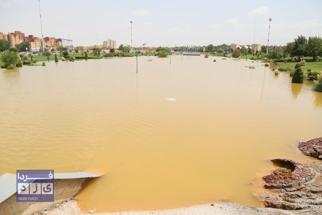 خسارات وارد شده از سیل دیشب یزد