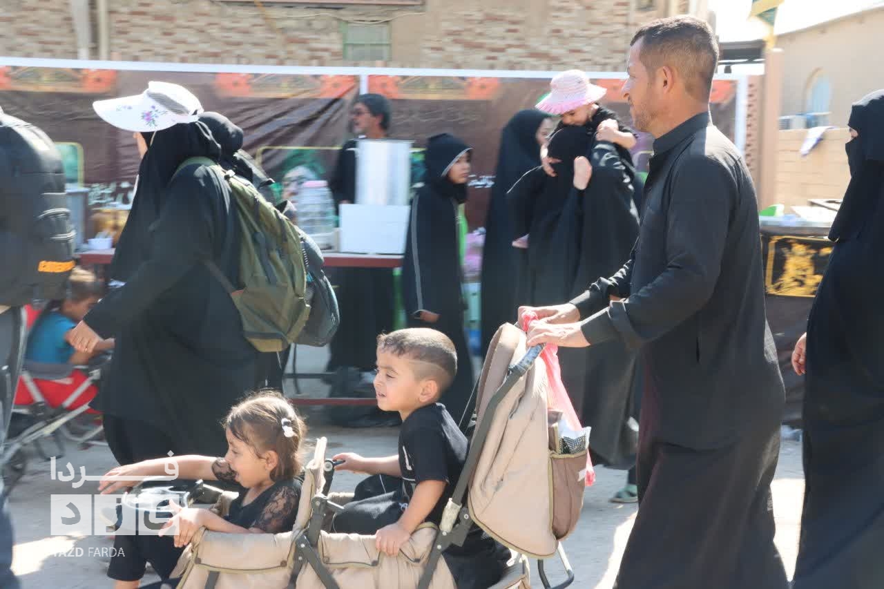 کودکان در راه کربلا