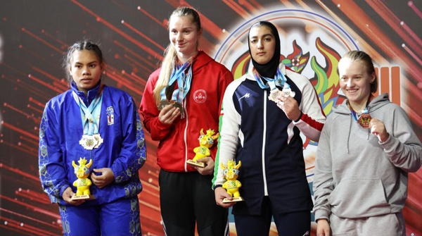 رکوردشکنی دختر وزنه بردار ایرانی با کسب ۲ مدال جهانی