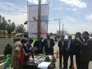  بازديد فرماندار ميبد از ايستگاههاي مسافرين نوروزي شهرستان ميبد 