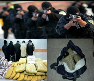 دستگیری پنج  قاچاقچی وکشف 83 کیلو مواد  توسط پلیس مهریز