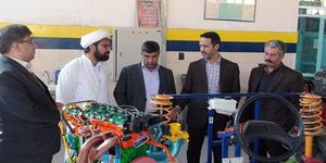 بازدید رئیس زندان باز شهرستان یزد از مرکز آموزش فنی و حرفه ای آیت ا... خامنه ای