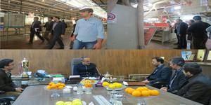 بازدید مدیر کل آموزش فنی و حرفه ای استان یزد از کارخانه کاشی و سرامیک EEFA  سرام اردکان