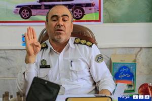 گزارش تصویری از نشست خبری سرهنگ جمشیدی رئیس پلیس راهنمایی و رانندگی استان یزد 