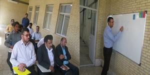 برگزاری دوره آموزشی مدیریت بحران در مرکز آموزش فنی و حرفه ای ندوشن