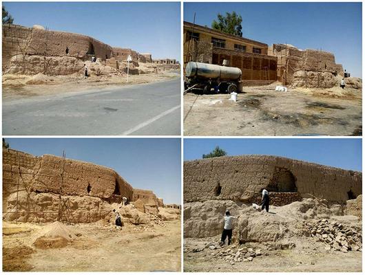 جانی تازه در رگ‌های حصار بافت تاریخی ابرکوه دمیده شد