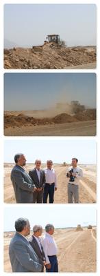 اجرای پروژه جاده کمربند غربی بفروئیه آغاز شد 