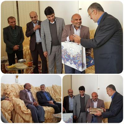 تجلیل از جانباز و آزاده سرافراز میبدی با حضور مشاور رئیس سازمان میراث فرهنگی در امور ایثارگران