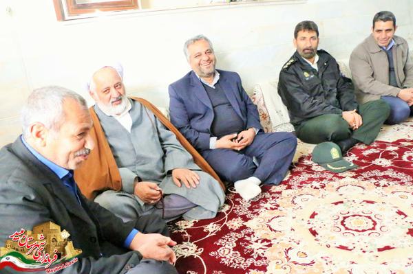 دیدار فرماندارمیبد با جانبازان سرافراز جنگ تحمیلی