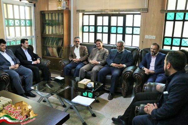 دیدار فلاح فرماندار با شهردار جدید شهر میبد