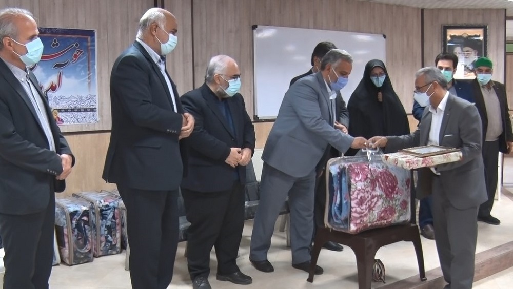 حضور فرماندارمیبد در مراسم جشن بازنشستگی کارگران کاشی نارین