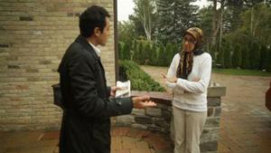 گزارش BBC از مقابل منزل خاوری + عکس گزارش BBC از مقابل منزل خاوری + عکس