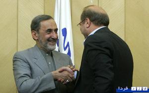  تصاویری از حضور قالیباف و ولایتی در فراکسیون رهروان 