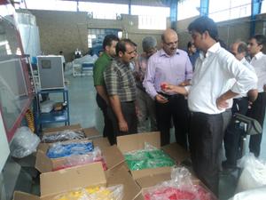 بازديد فعالان خوشه محصولات كنجدي استان يزد از نمايشگاه مواد غذايي مشهد