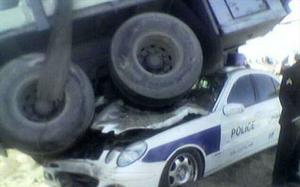 جاده مرگ جان ۲ تن از ماموران پلیس راه طبس را گرفت(4نظر) جاده مرگ جان ۲ تن از ماموران پلیس راه طبس را گرفت(4نظر)