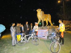 حضور دوچرخه سواران حامی محیط زیست در اردکان