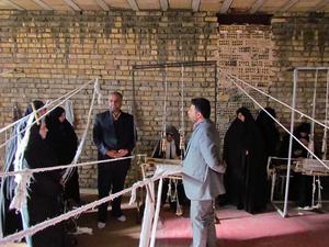 افتتاح کارگاه کاربافی رکن آباد شهرستان میبد و اخذ اولین سفارش تولید