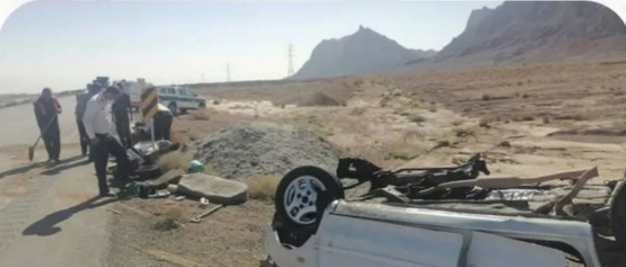 حادثه در محور طبس یزد 